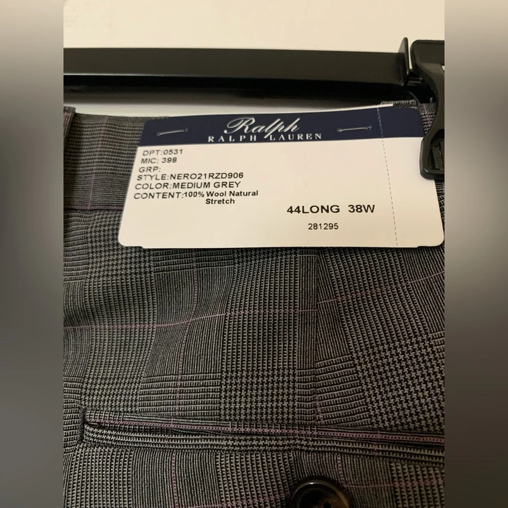 Ralph Lauren‎ Men’s Blue Label 2-Piece Athletic Fit Suit 44Long 38Wide